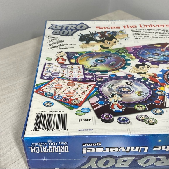 ASTRO BOY Saves The Universe Game NEW IN SEALED BOX 2004 Briarpatch Tezuka - Picture 5 of 5